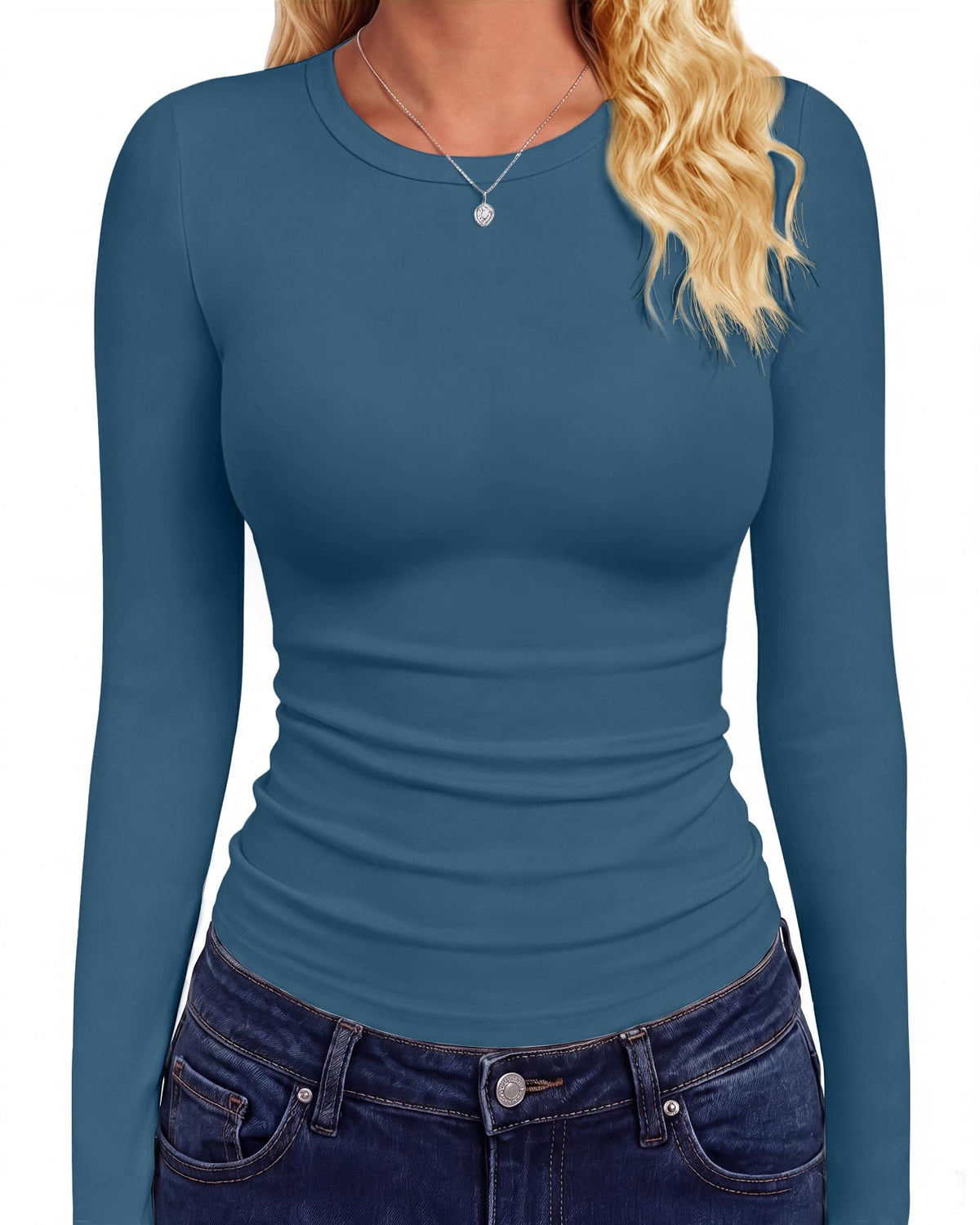 GAYHAY Long Sleeve Shirts for Women Tops Fitted Clothes Fall Fashion 2026
