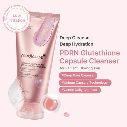 medicube Facial Cleanser Turmeric Capsule Foam Cleanser