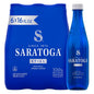 Saratoga Sparkling Water Bottles, 24-Pack – Carbonated Spring Bottled Water – Recycled PET Plastic Bottles – 16 Fl Oz
