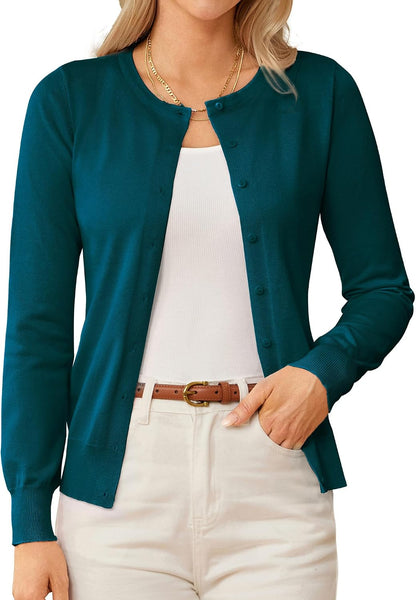 GRACE KARIN Knit Cardigan Sweaters for Women Lightweight Fall Outfits 2026