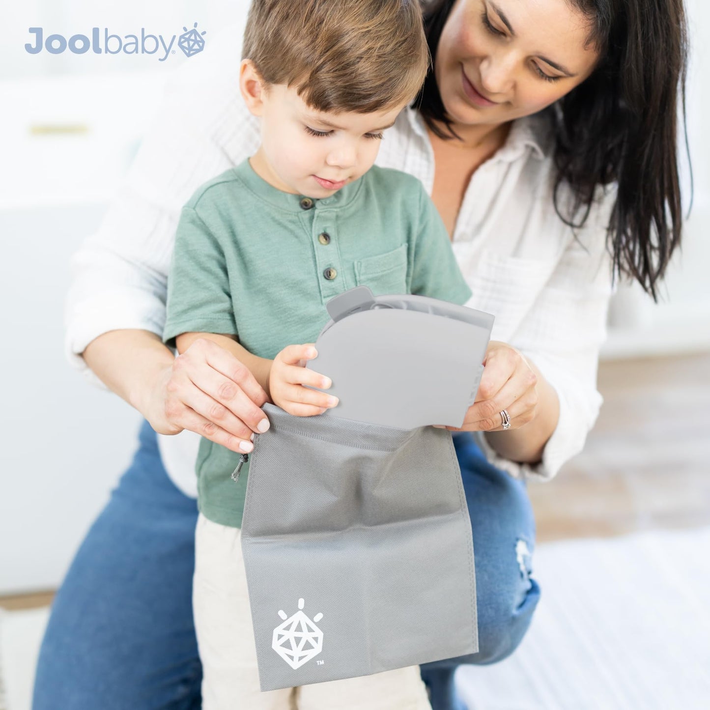 Jool Baby Folding Travel Potty Training Seat – Easy-Remove Pull Tab (Sage)