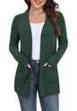 Yincro Women Lightweight Cardigan Long Sleeve Open Front with Pockets S-3XL