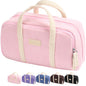 Sooez Large Pencil Case Pouch, Extra Big Pencil Bag with 5 Compartments