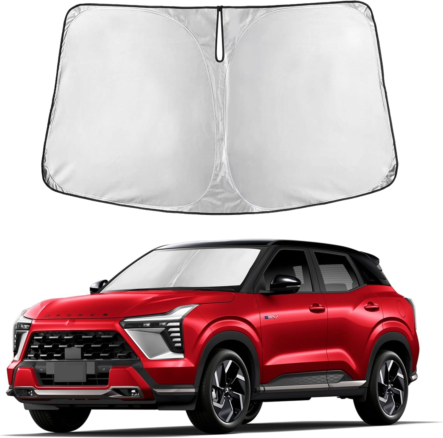 Autovir Windshield Sun Shade, 2017-2026 Tesla Model 3 & Y, 280T Visor Shade