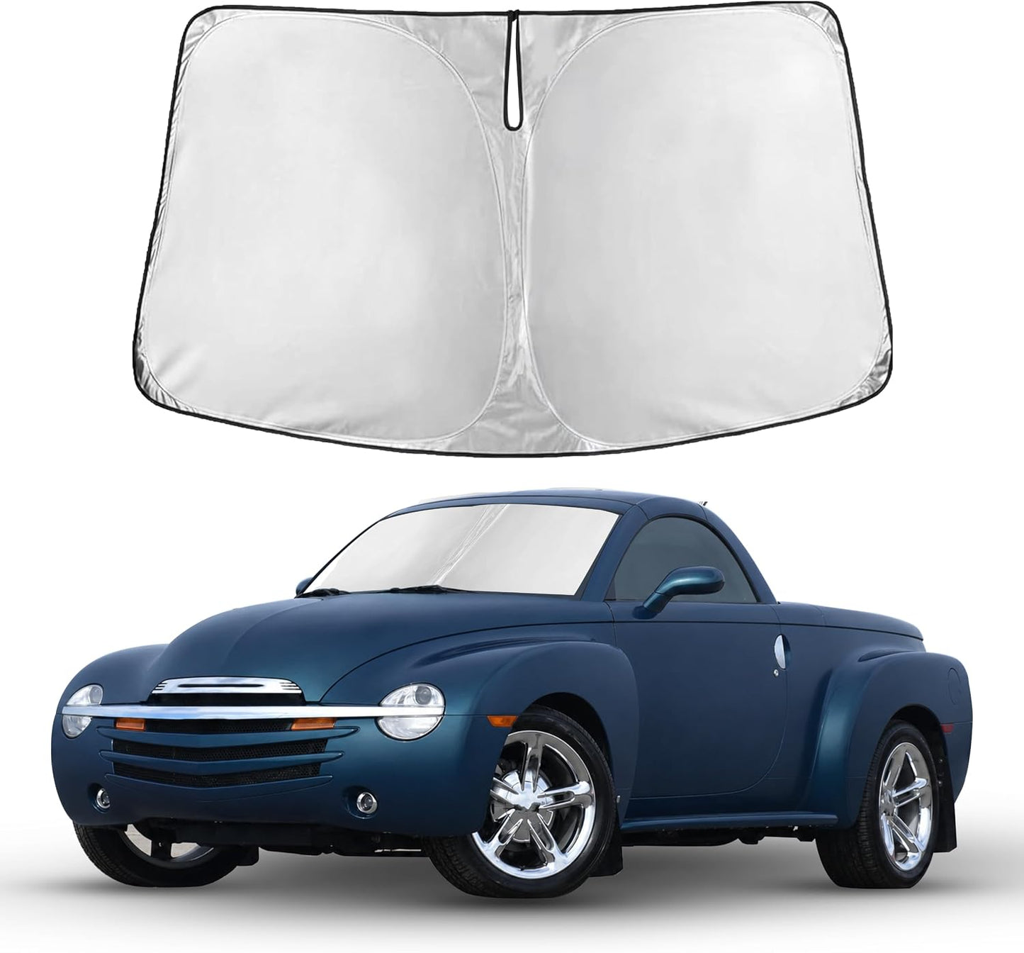 Econour Car Windshield Sun Shade, Front Window Sun Blocker for SUVs,Sedan