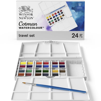 Winsor & Newton Cotman Watercolor Paint Set, Sketchers' Pocket Set