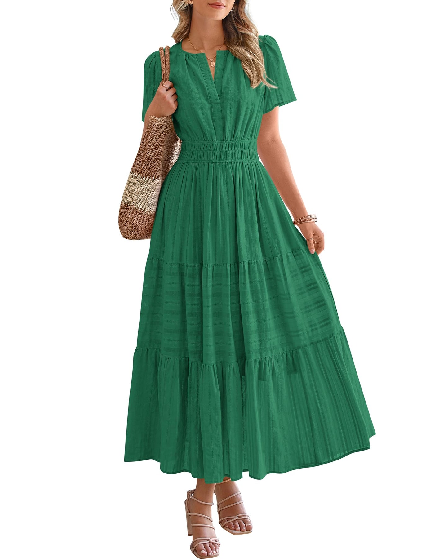 BTFBM Womens Summer 2026 Casual Maxi Dresses