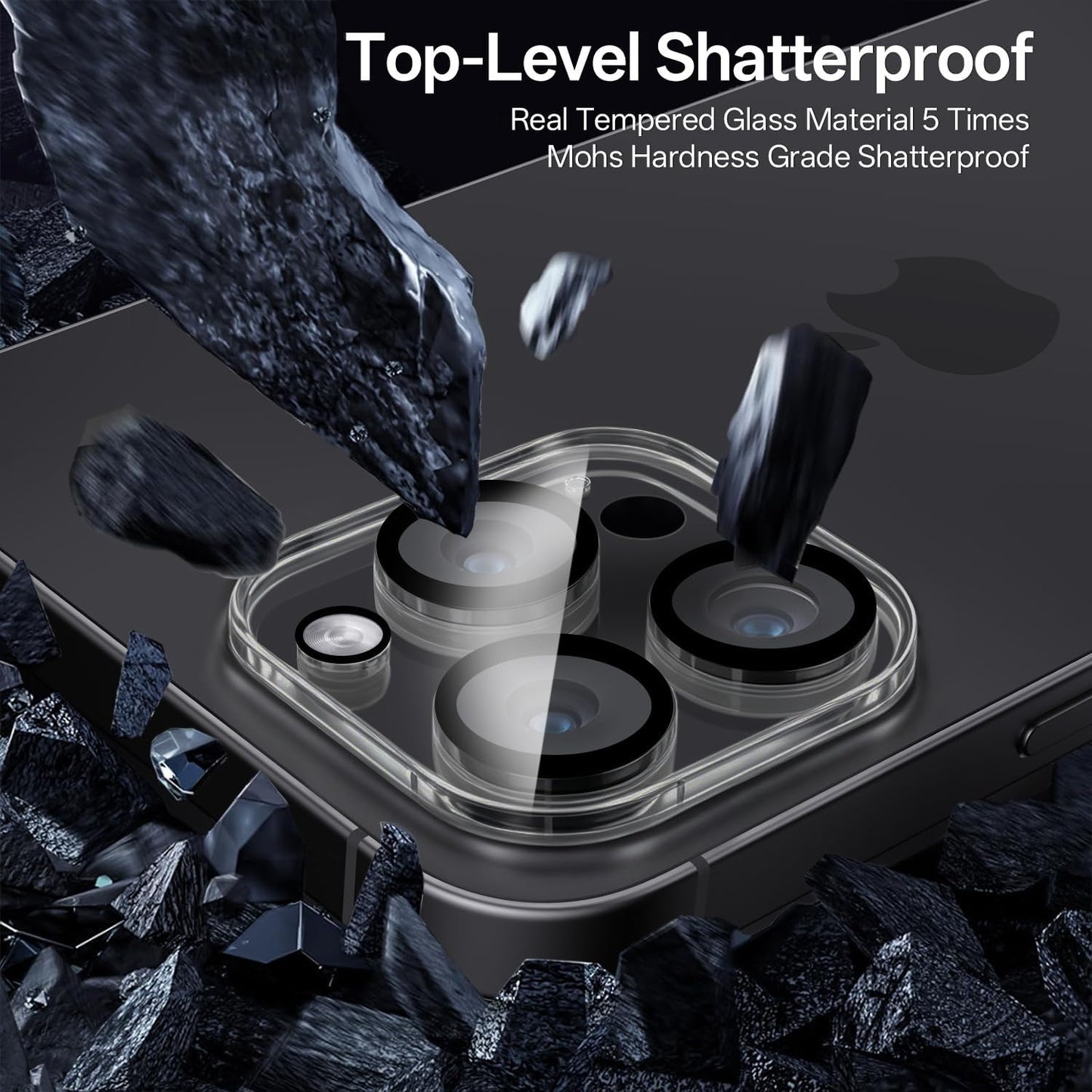 Wiaocit Camera Lens Protector for iPhone 16 Pro/iPhone 16 Pro Max