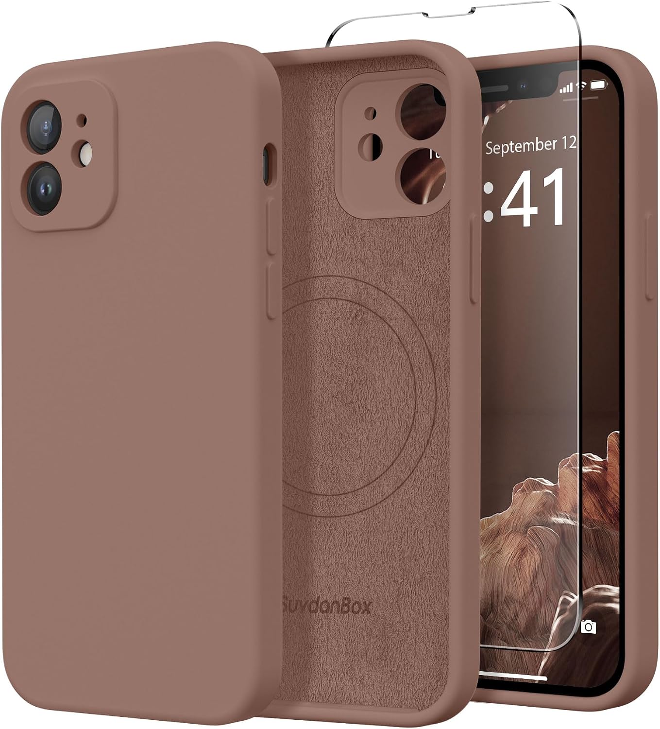 Magnetic for iPhone 17 Case Silicone Matcha