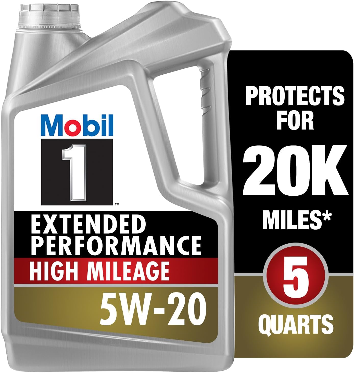 Mobil 1 European Car Formula Full Synthetic Motor Oil 0W-40, 5 Quart