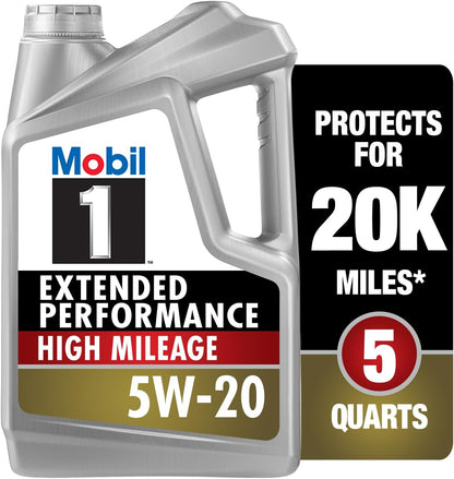 Mobil 1 European Car Formula Full Synthetic Motor Oil 0W-40, 5 Quart