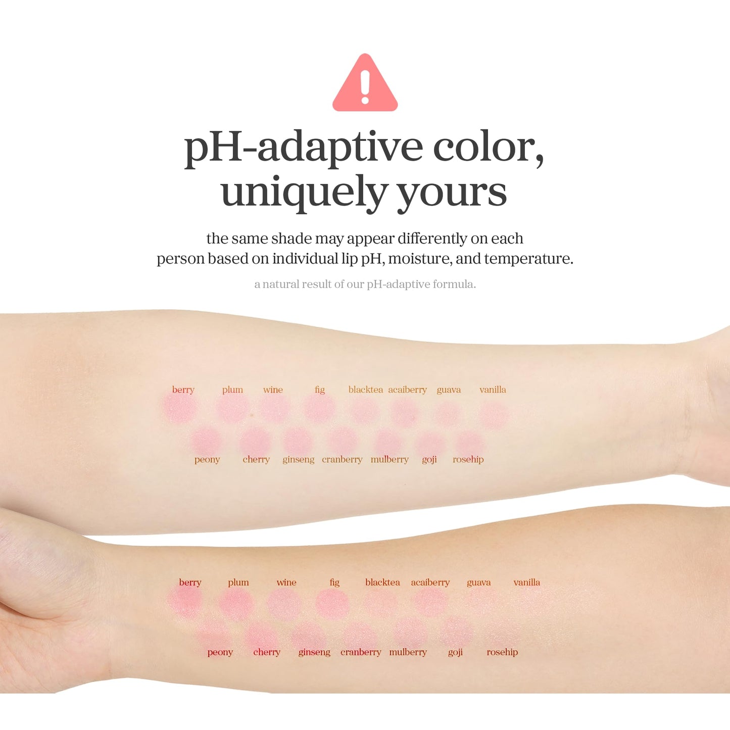 NOONI Korean Lip Oil - Applepeony - pH Color-Changing Plumping Lip Gloss