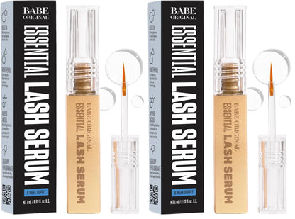 Babe Original Lash Serum - Fuller & Longer Looking Eyelashes, Advanced Lash Enhancing Treatment for Natural Lashes, Extensions & Eyebrows, Vegan & Cruelty-Free