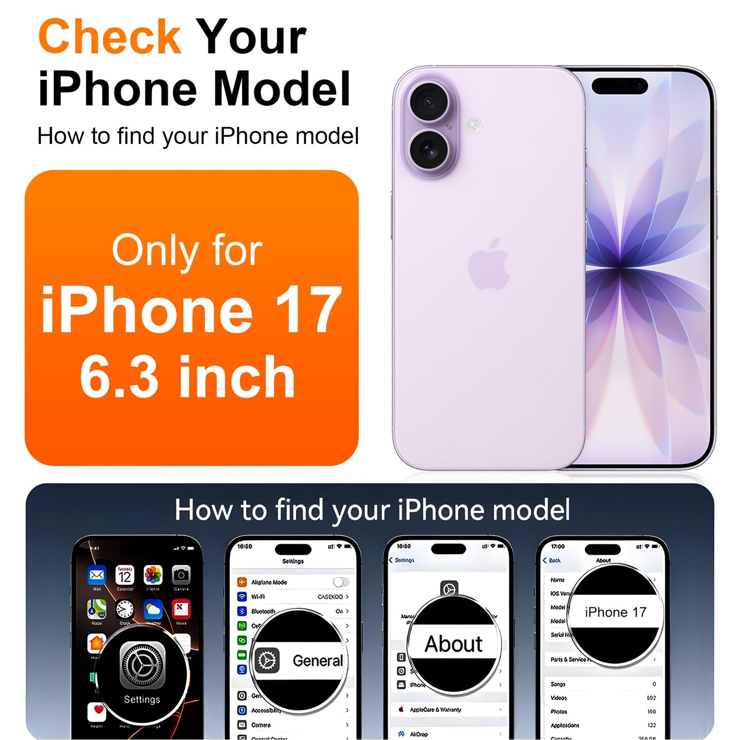 SPIDERCASE Magnetic for iPhone 17 Pro Max Case,with Kickstand,Clear