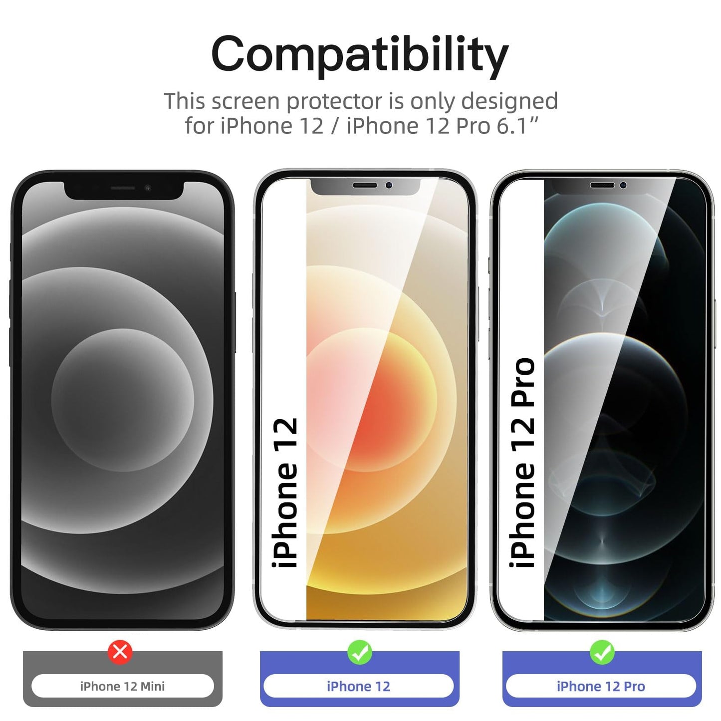 NEW'C for iPhone 17, iPhone 17 Pro, iPhone 16 Pro Screen Protector