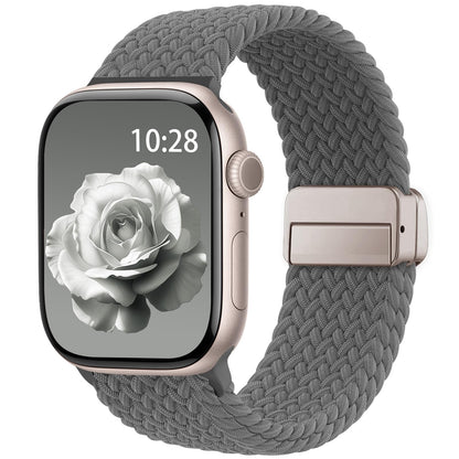 Braided Stretchy Magnetic Band Compatible with Apple Watch Bands Women Men