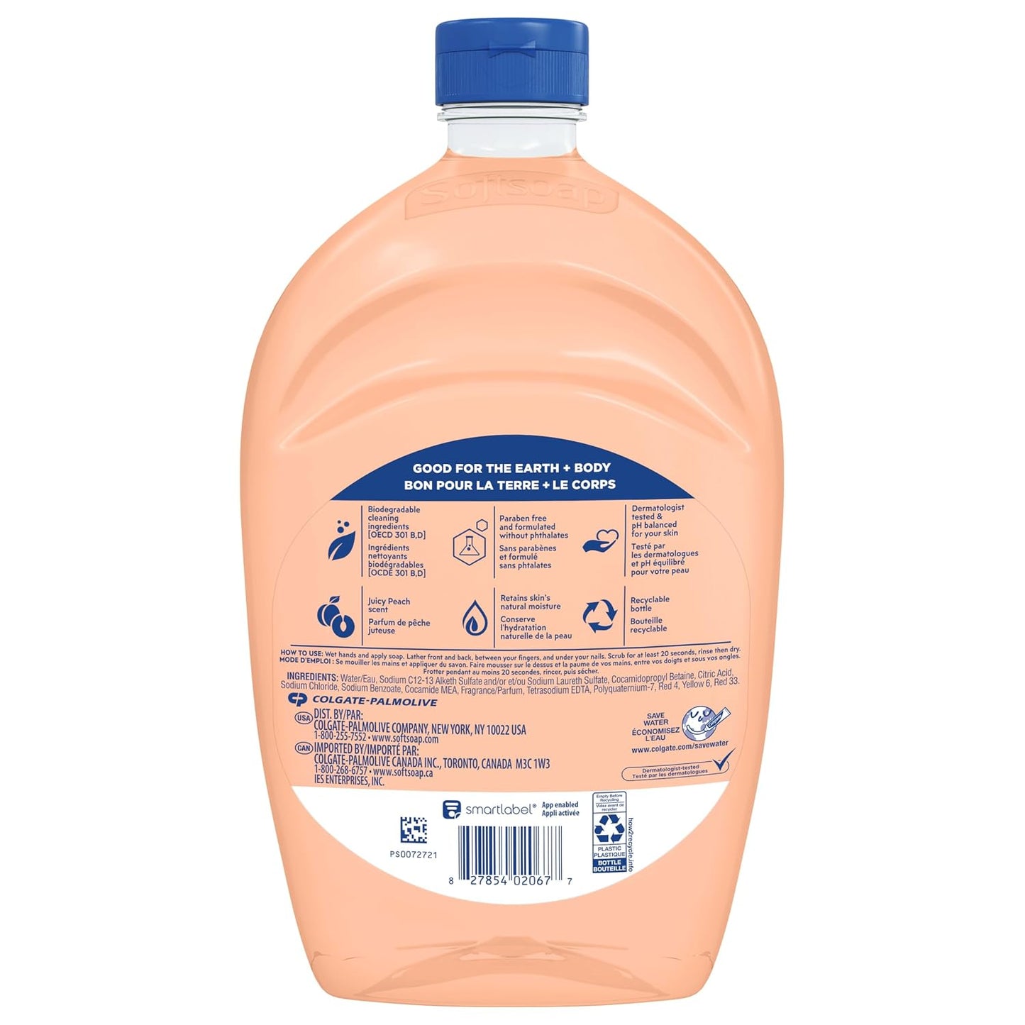 Softsoap Antibacterial Liquid Hand Soap, White Tea & Berry Scent, 50 fl oz