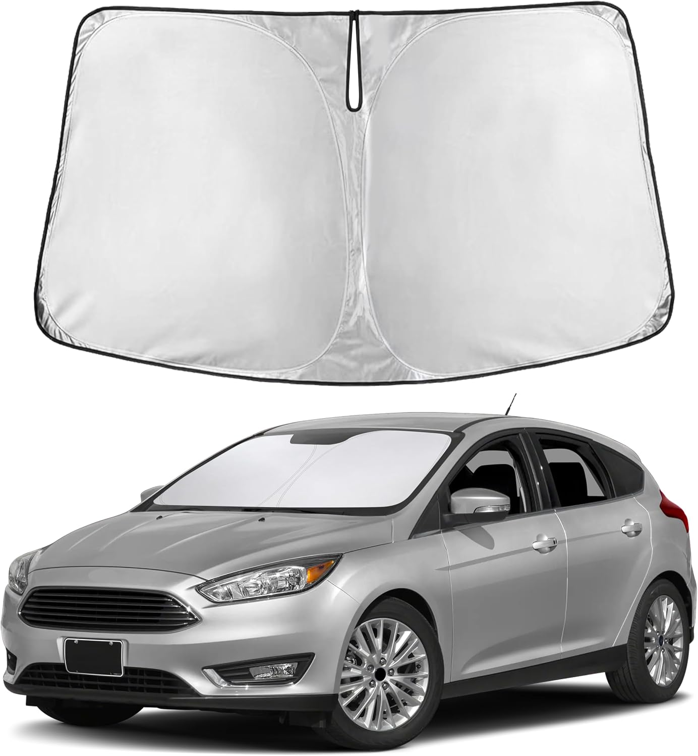 Econour Car Windshield Sun Shade, Front Window Sun Blocker for SUVs,Sedan