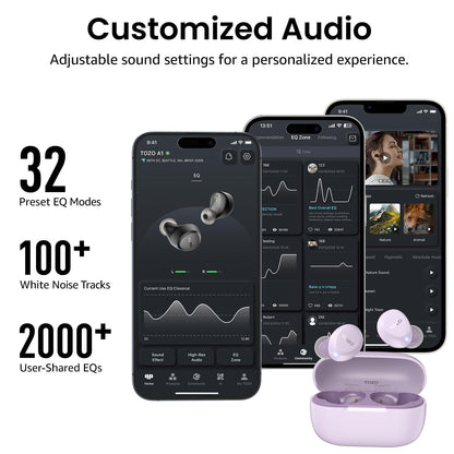 TOZO A1 Wireless Earbuds Bluetooth 5.3 Light Weight in Ear Headphones