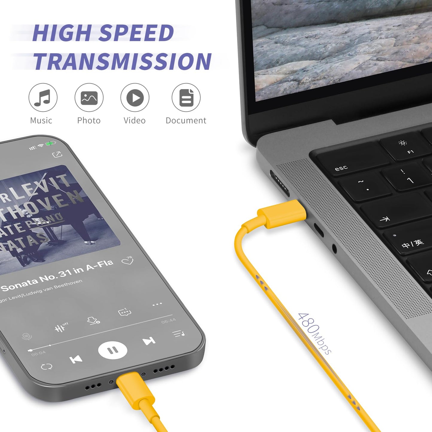 iPhone Charger Fast Charging,2Pack 20W Type C Fast Charger Block with [10FT&6FT] USB C to Lightning Cable Compatible for iPhone 14/13/12/11 Pro Max/Xs Max/XR/X,iPad