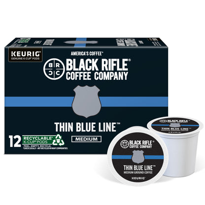 Black Rifle Coffee Medium Roast K Cup Coffee Just Black 32 Count