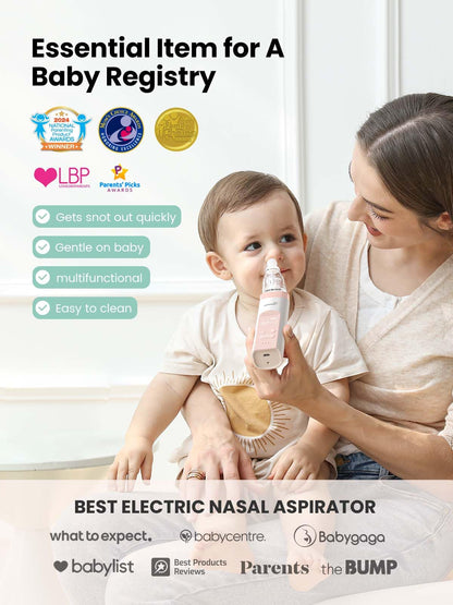 GROWNSY Nasal Aspirator for Baby, Electric Nose Sucker, Powerful Suction