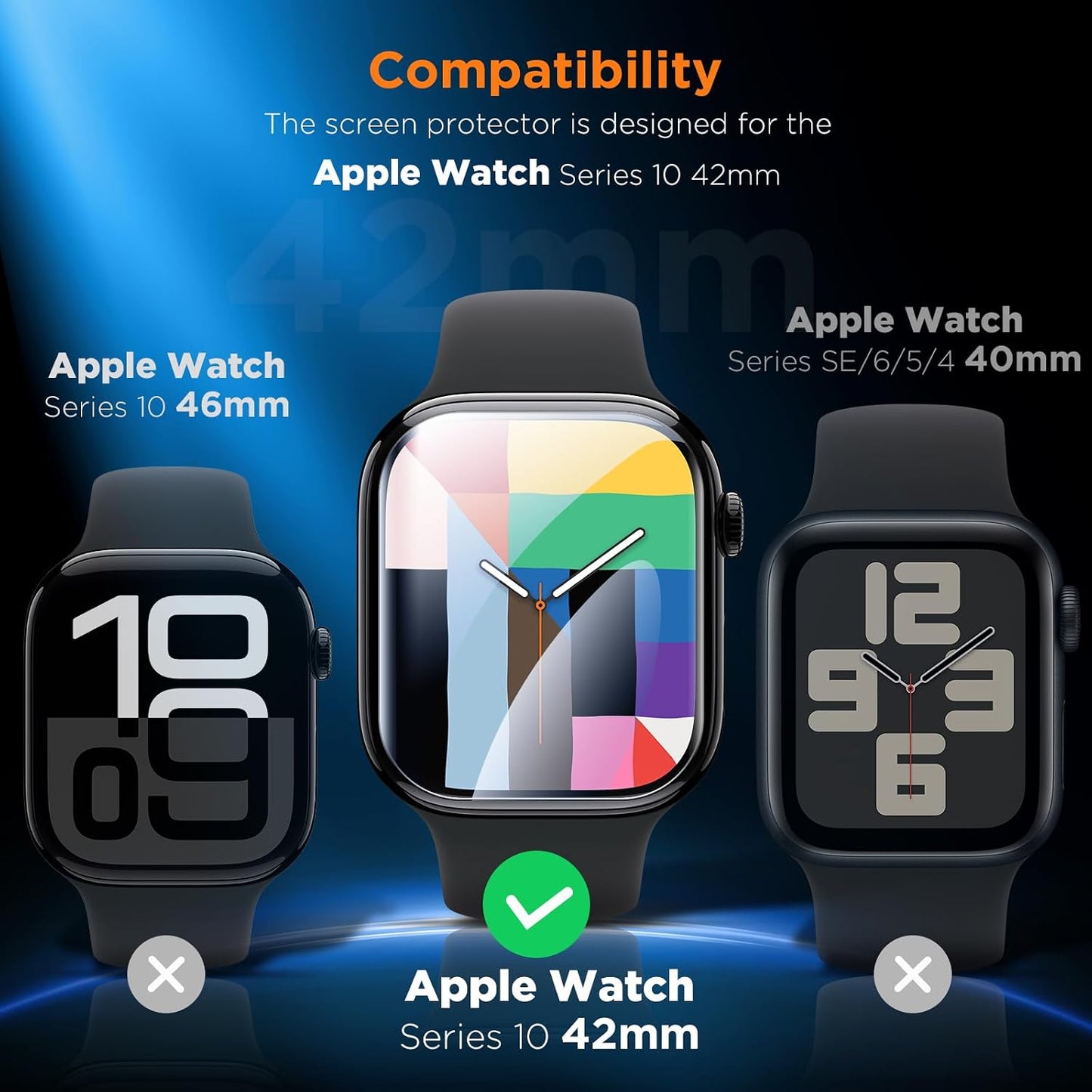 LK 3 Pack for Apple Watch Ultra/Ultra 2 / Ultra 3 Screen Protector 49mm
