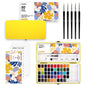 Grabie 50 Color Watercolor Paint Set with Brush Pens