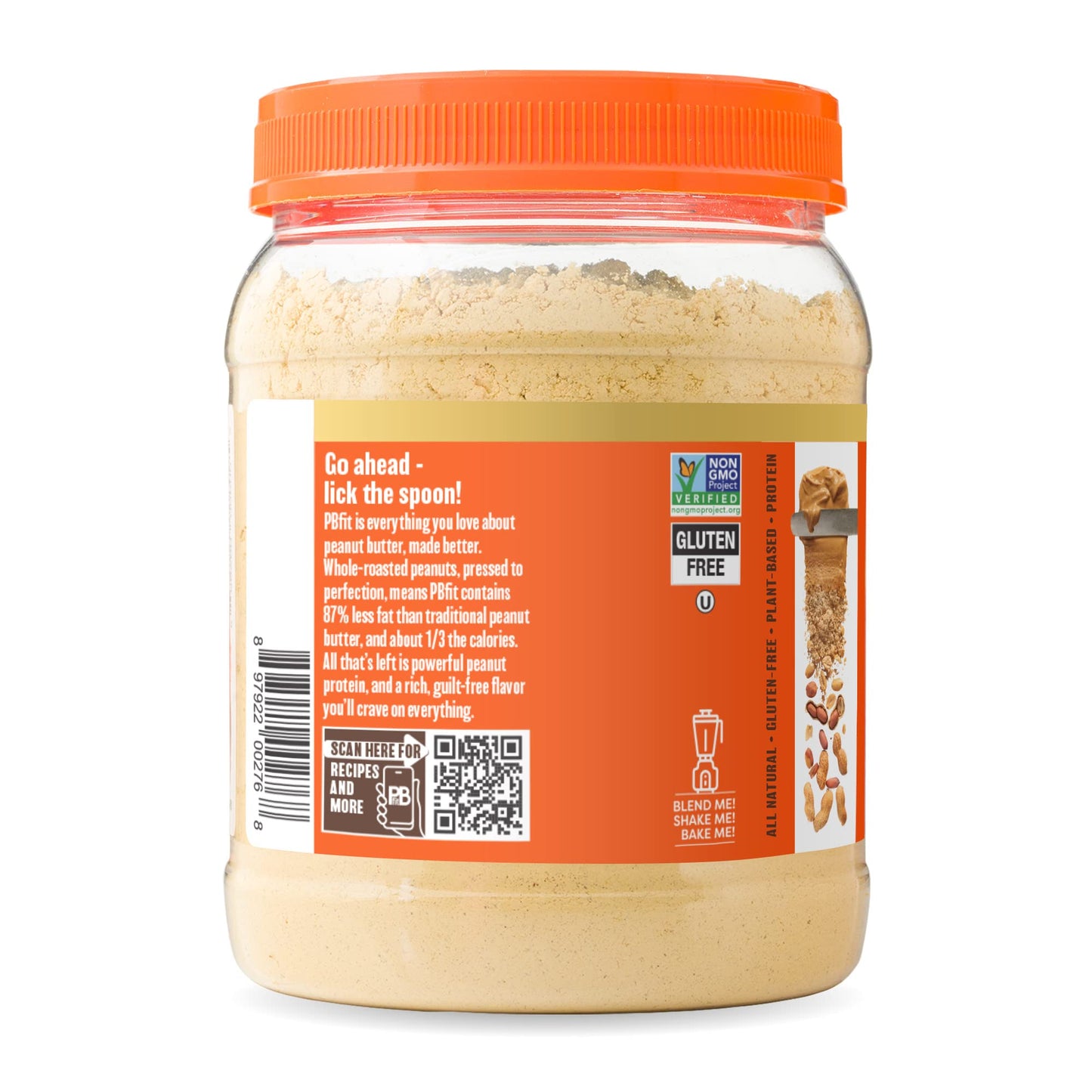 PBfit Classic Peanut Butter Powder 30 Oz, Peanut Spread with 8g Protein
