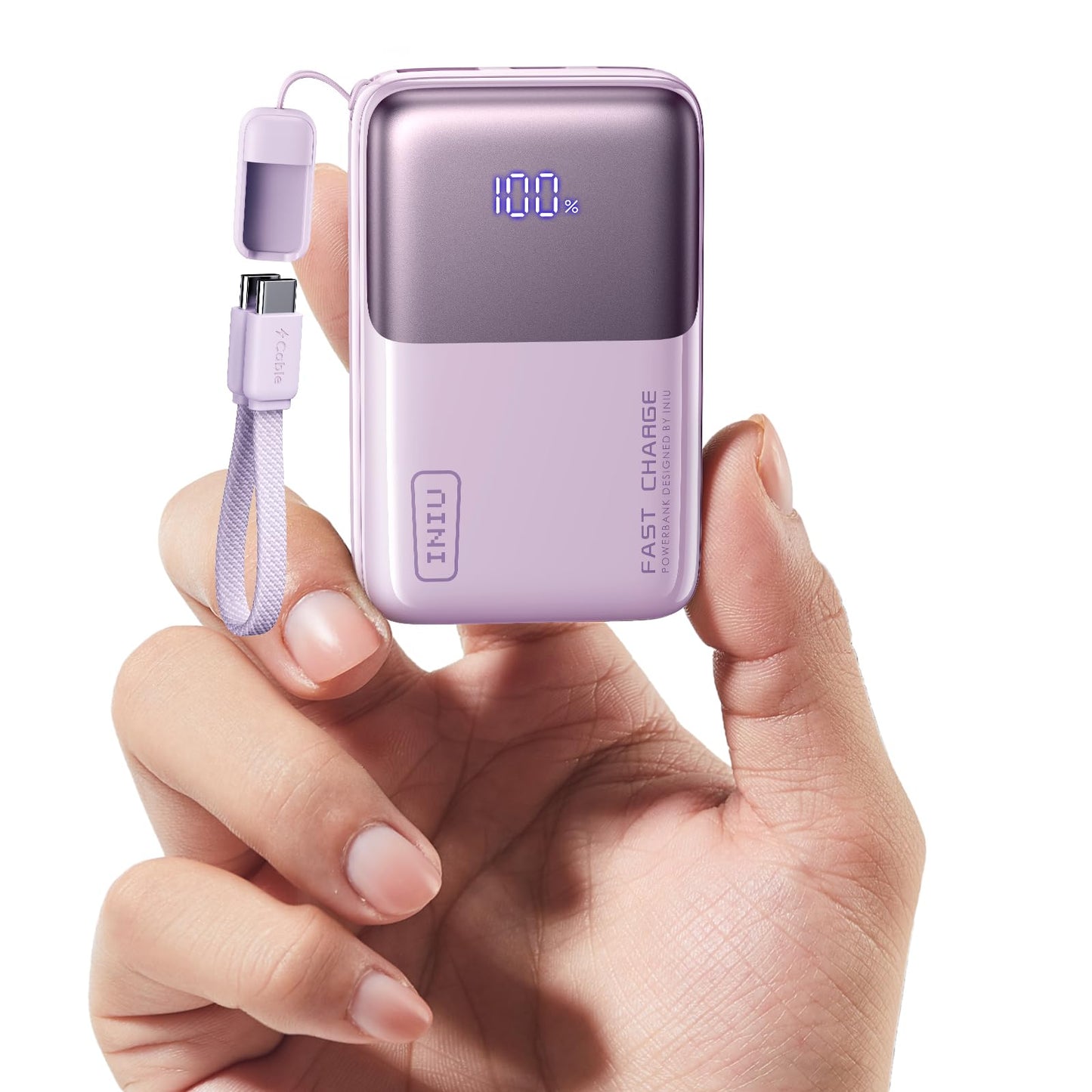 INIU Portable Charger, Ultra Mini 10000mAh 45W Fast Charging Power Bank