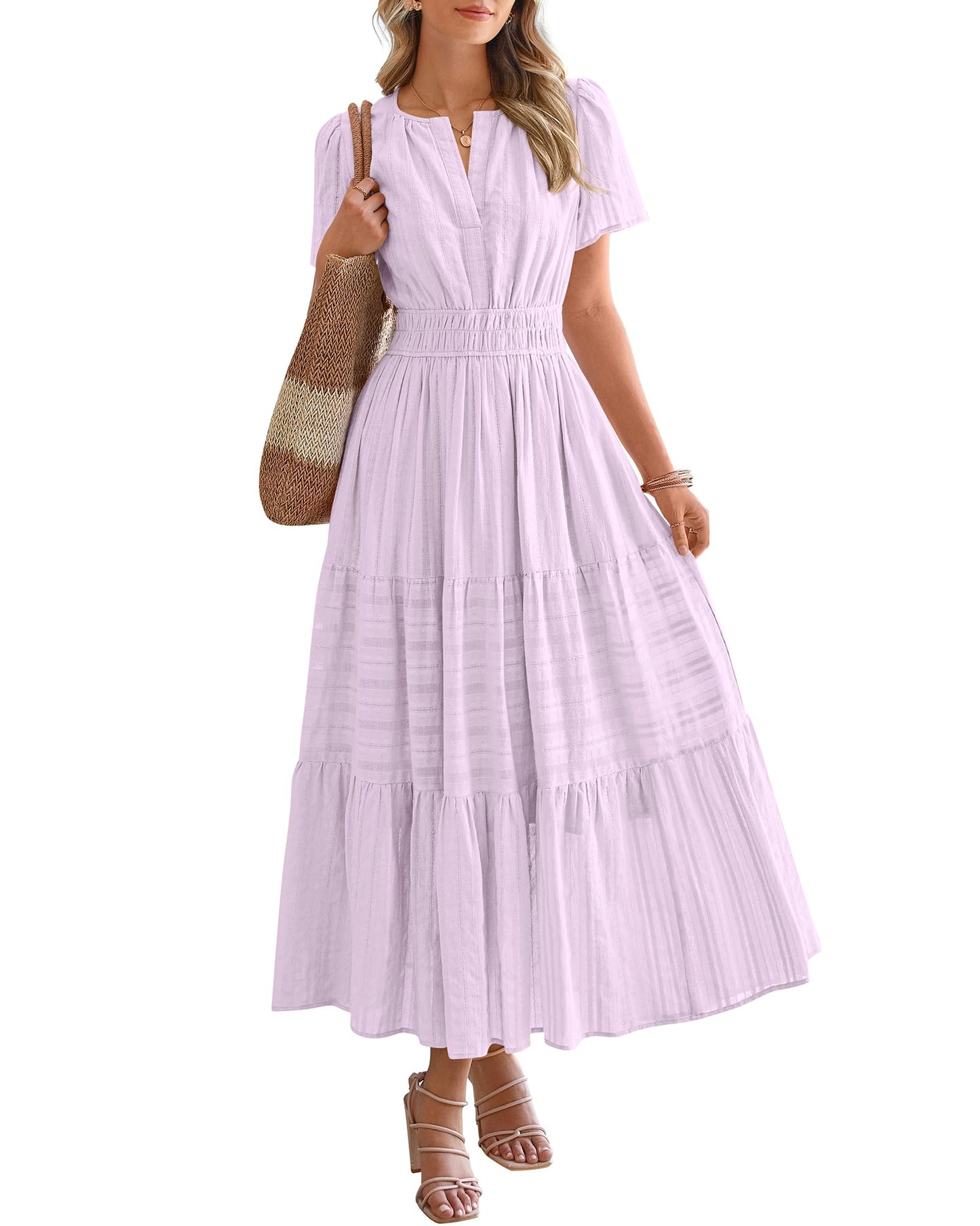 BTFBM Womens Summer 2026 Casual Maxi Dresses