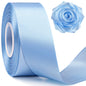 Mauproy Dusty Rose Satin Ribbon, 1-1/2 Inch, 50 Yards