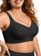 OEAK Womens Wireless Jelly Bras Plus Size Support Push Up Comfortable Bra