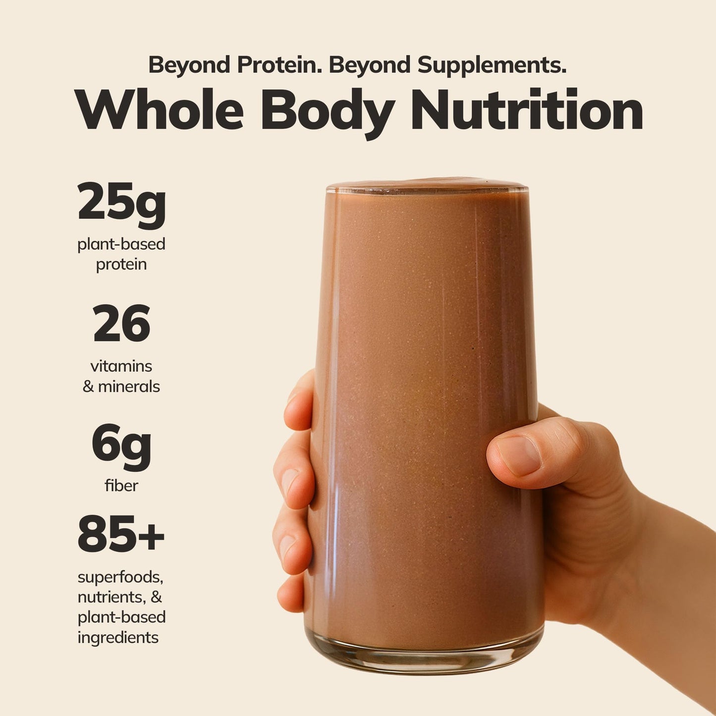 Ka’Chava Whole Body Meal Shake Chai 2 lb – Vegan Protein Powder with 85+ Superfoods & Greens – Plant-Based Meal Replacement with Probiotics & Digestive Enzymes – Gluten & Dairy Free (15 Servings)