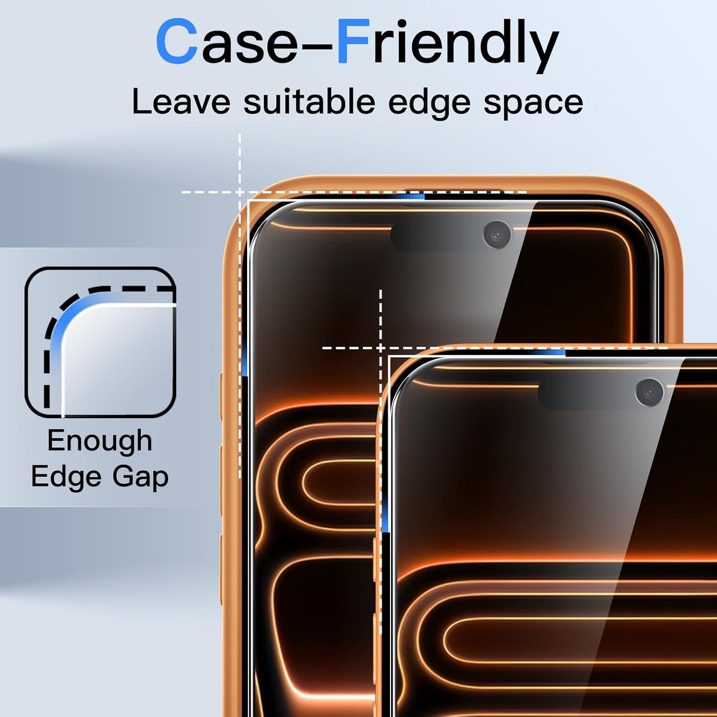 JETech Privacy Screen Protector for iPhone 17 Pro Max, 2-Pack