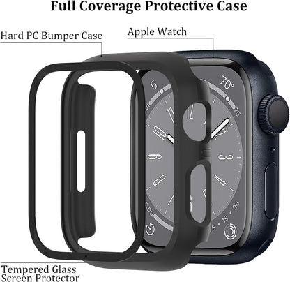 6-Pack Case with Screen Protector for Apple Watch SE3/SE2/SE/6/5/4 40mm
