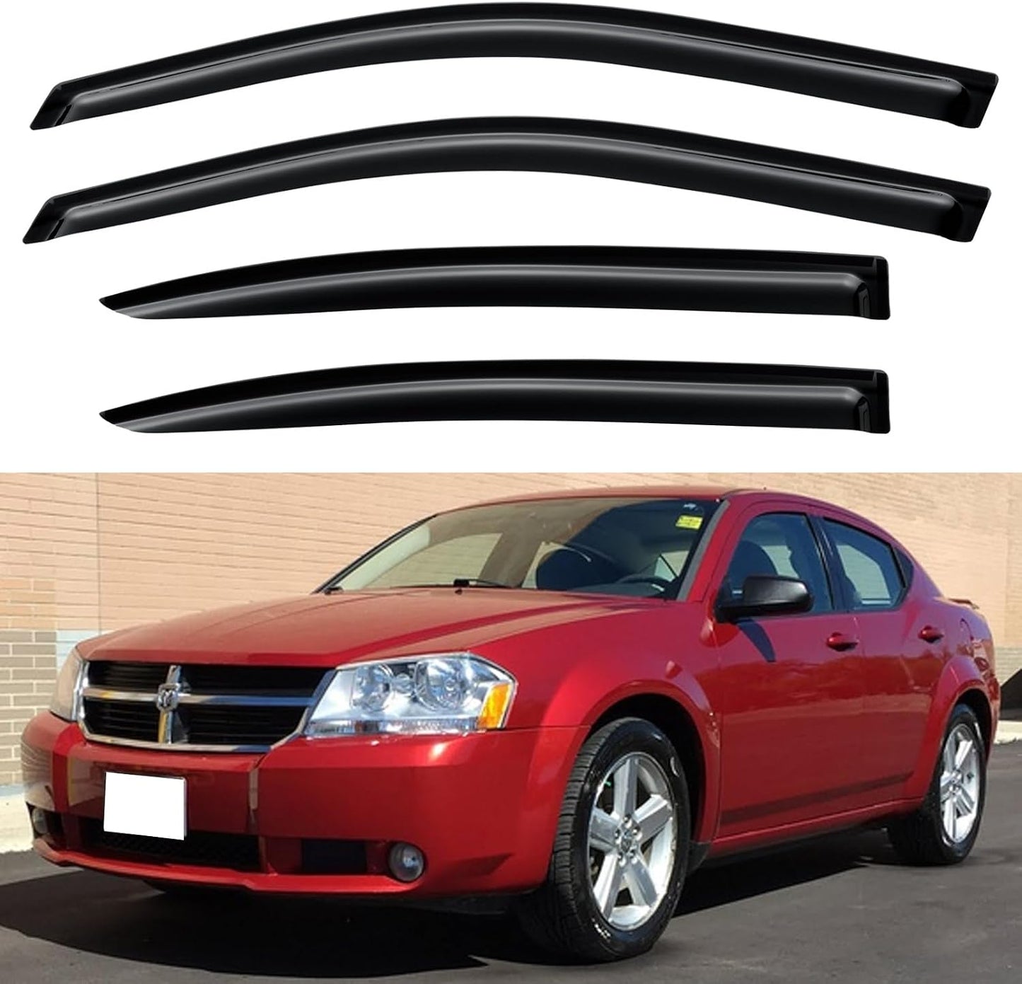 Window Visors Rain Guards for 2020-2025 Nissan Sentra