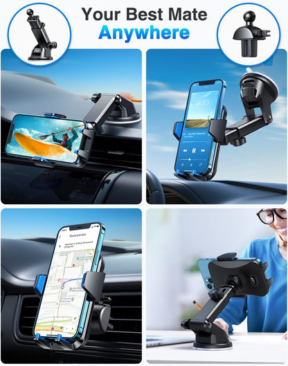 VANMASS【85+LBS Strongest Suction & Military-Grade Ultimate Car Phone Mount