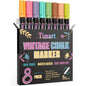 Timart Fine Tip Chalk Markers, Liquid Chalk Pens-8 Pack, 1mm Point