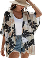 CHICGAL Womens Floral Kimono Cardigan Beach Cover Up Casual Summer Tops