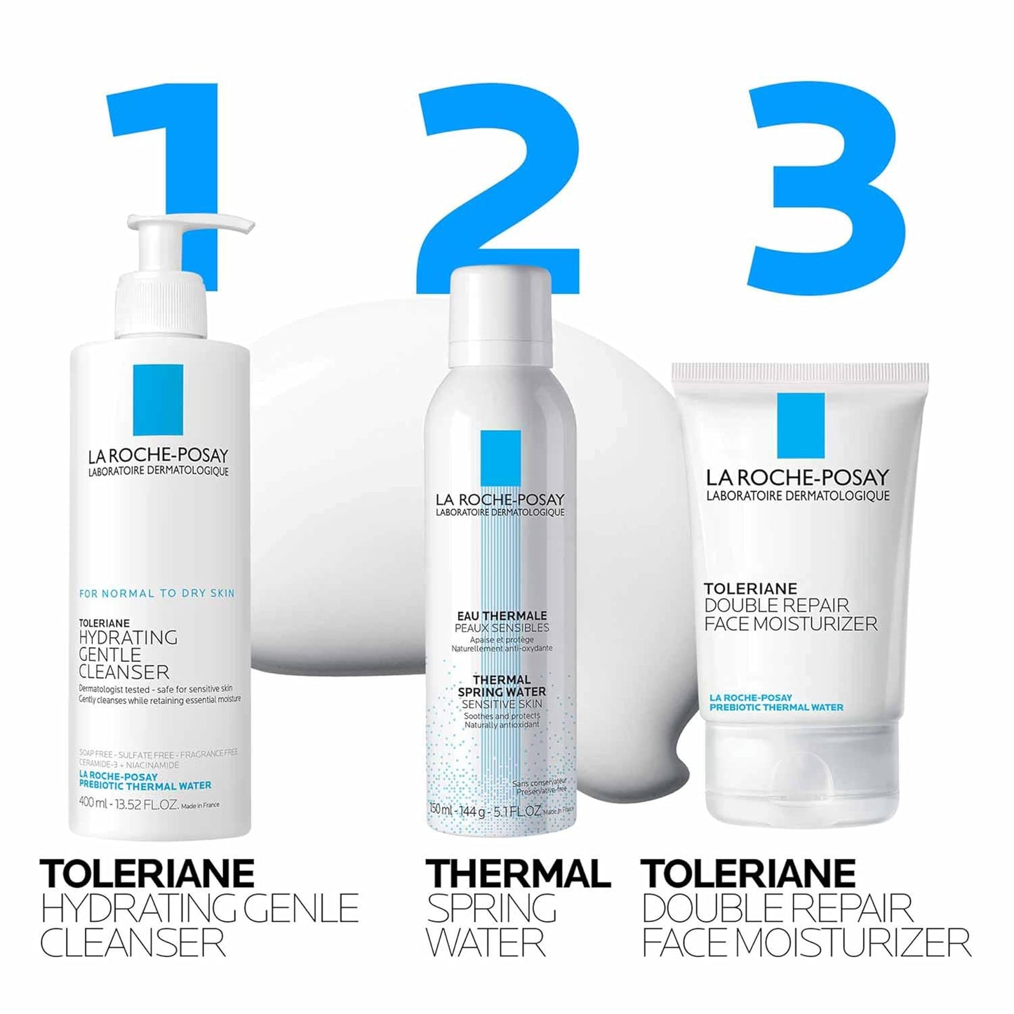 La Roche-Posay Toleriane Hydrating Gentle Facial Cleanser, with Niacinamide