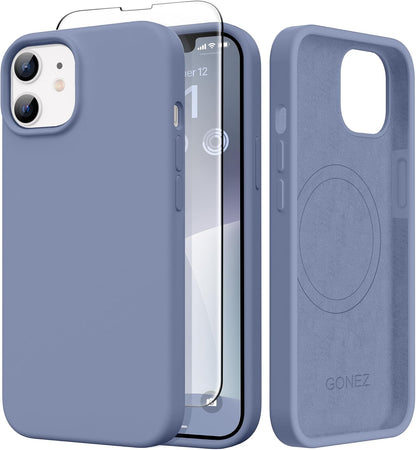 GONEZ Magnetic for iPhone 17 Pro Max Case, Silicone Cover Stone