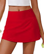 PINSPARK 14" Womens Tennis Skirt High Waisted Golf Skort with 2 Pockets