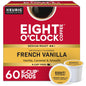 Eight O'Clock Coffee Hazelnut, Single-Serve Keurig K-Cup Pods, Flavored Medium Roast Coffee Pods, 96 Count