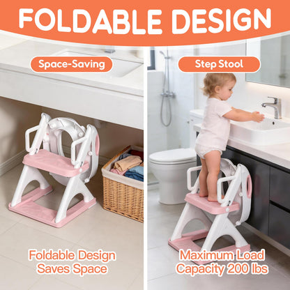 Potty Training Toilet for Toddlers, 2-in-1 Potty Training seat, Anti-Slip