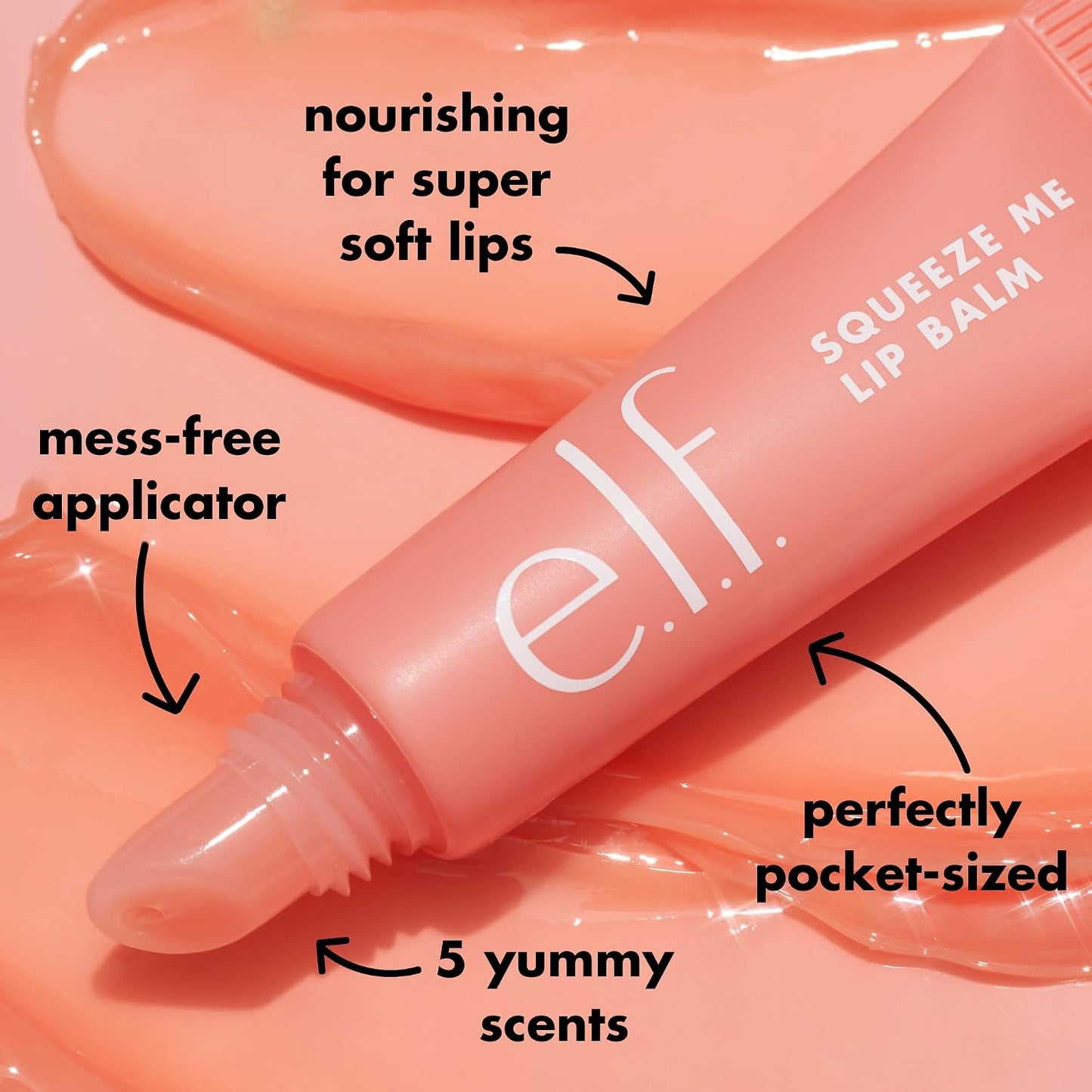 e.l.f. Squeeze Me Lip Balm, Strawberry