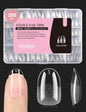 Beetles Soft Gel Nail Tips Short Almond 288pcs in 12 Sizes Etch-X