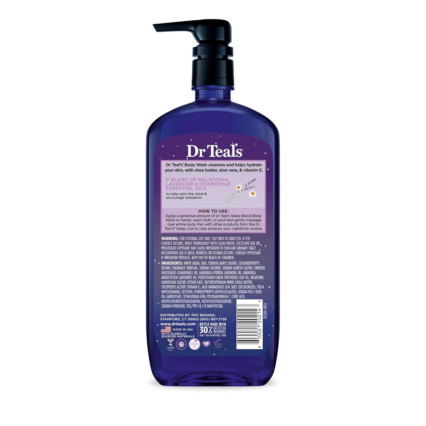 Dr Teal's Body Wash with Pure Epsom Salt, Relax & Relief with Eucalyptus & Spearmint, 24 fl oz (Pack of 2)