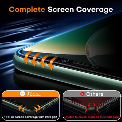 TOCOL for iPhone 17 Pro Screen Protector, Clear