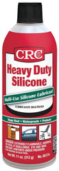 CRC Heavy Duty Silicone Lubricant, 11 Wt Oz, Clear Colorless Liquid